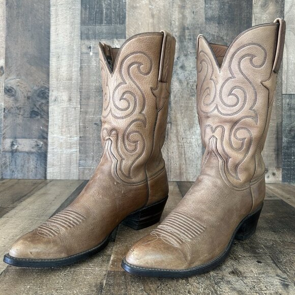 Lucchese Classics L001624 Soft Leather Cowboy Boots Mens 11 D - Picture 1 of 11